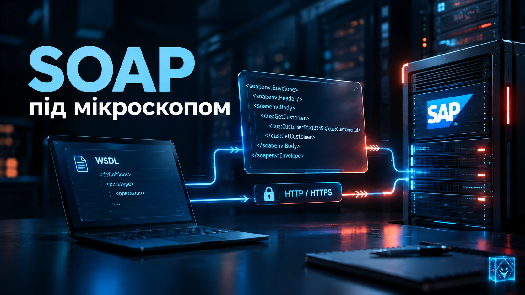 Обкладинка статті 016: SOAP під мікроскопом